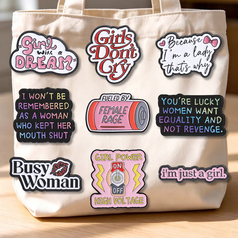 Jewelry Making History - Vrouwenkracht Emaille Pins Feministisch ‌ Goed