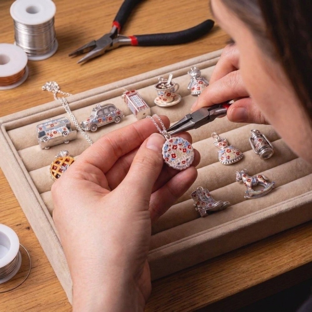 Chique roestvrijstalen cartoon - Jewelry Making London recensie en prijs